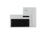 Bluetooth Detachable Keyboard Leather Case CoverFor Samsung Galaxy Tab 4 8 8 inch T330 White