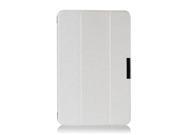 Tri Fold Magnetic Silk Leather Case Smart Cover for Lenovo A7 50A 3500 7�? 7inch tablet WHITE