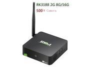Rikomagic MK902 Android TV BOX RK3188 Quad Core 2G 16G Camera Mircophone Wireless HDMI Mini PC Media Player Smart TV Receiver