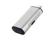 High Speed USB 3.0 HUB 12 Type Aluminum Charger Converter For PC Tablet Macbook Sliver