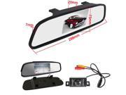 Waterproof Universal HD Wireless Night Vision Car Rear view BackUp Reverse Parking Camera 5 Mirror Monitor Kit