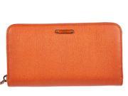 Fendi women s wallet leather coin case holder purse card bifold elite orangene