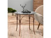 Uttermost Stasia Glass Accent Table