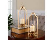 Uttermost Lucy Gold Candleholders S 2