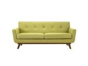 Modway Furniture Engage Wood Loveseat Wheatgrass EEI 1179 WHE