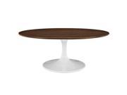 Modway Furniture Lippa 42 Coffee Table Walnut Veneer EEI 1141 WAL