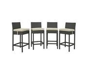 Sojourn 4 Piece Outdoor Patio Sunbrella® Pub Set