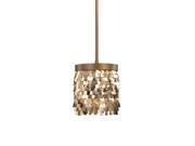 Uttermost Tillie 1 Light Gold Mini Pendant