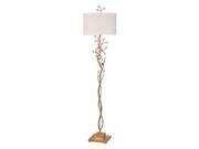 Uttermost Bede Metallic Gold Floor Lamp