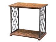 Uttermost Castalia Aged Wood Side Table