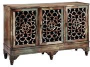 Stein World 12524 Ruskin Cabinet Multi Coloring Distressed Finish
