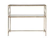 Uttermost Genell Gold Iron Console Table