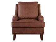 Uttermost Henry Tanned Leather Arm Chair