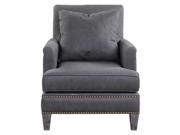 Uttermost Connolly Charcoal Armchair