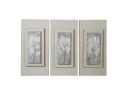 Uttermost Triptych Trees Hand Painted Art Set of 3