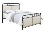 Qn All in One Linen Uph Metal Bed