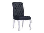 Zuo Bourbon Dining Chair Black Velvet