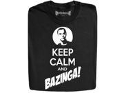 Stabilitees Keep Calm and Bazinga Big Bang Theory T Shirts
