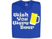 Stabilitees Funny Drinking Wish You Were Beer Mens T Shirts