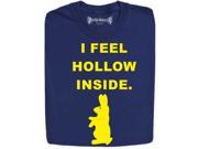 Stabilitees Funny Bunny I Feel Hollow Inside Slogan T Shirts
