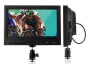 Tekit 8 Inch On Camera HD DSLR Monitor 1080P HDMI VGA 10 Hours working time HDMI VGA and composite video inputs