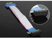 Tekit PCI E Express 1X Slot Riser Card Extender Extension Ribbon Flex Relocate Cable support HD7960 mining