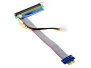 Tekit PCI E Extension Cable 1X To 16X Riser Extender Card Adapter Cable For Bitcoin Miner Mining 0.8ft 25cm