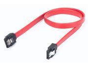 Tekit 18 Serial ATA Flat Cable w Locking Latch Support 3 Gbps and 1.5 Gbps transfer rate