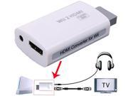 Tekit 720P 1080P HD Output Upscaling Wii to HDMI Adapter video Audio 3.5mm Converter