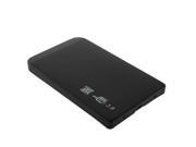 2.5 inch USB 2.0 HDD Case Hard Drive Disk SATA External Storage Enclosure Box 2.5 USB2.0 HDD case box Black