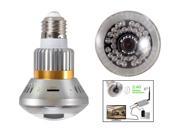 Wireless 2.4G E27 Bulb CCTV Security DVR with AV OUT Night Vision Real Time