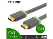 CE LINK HDMI CABLE HD 3D 1080P HDMI1.4 Data Line 4N Oxygen Free Copper 24K Gold Plated HDTV Computer HDMI Cable 1M 2M 3M 5M 8M 10M 12M 15M