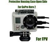 Protective Housing Case without Lens for Gopro hero 2 1 Open Side for FPV without cable