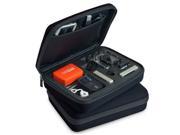 Carbon fiber Waterproof Hard Case Box Bag For GoPro HD Hero 4 3 2 1 Middle Size