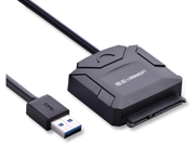 Quality USB 3.0 to Sata Converter Adapter Cable for 2.5 3.5 SATA HDD SSD BLU RAY DVD CD RW 1ft 30cm