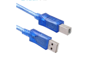 DTECH CU0093 6 Foot USB 2.0 A Male to B Male Cable BlUE