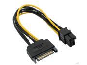 SATA 15Pin to 6Pin PCI Express Power converter Adapter Cable High Quality 15 pin to 6pin pcie cable