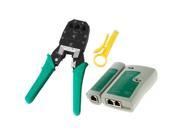 RJ45 RJ11 RJ12 CAT5 LAN Network Tool Kit Cable Tester Crimp Crimper Plug Pliers