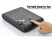 Tekit Biometric Compact Portable Safe Fingerprint Safe Box for Valuables Biometric Security Case