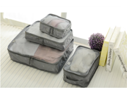 Tekit® Nylon Packing Cubes Travel Luggage Organizers Toiletry Bags Storage bags Nesting Mesh Bag 4PCS SET