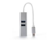 USB Type C Hub Tekit USB C Hub With 2 USB 3.0 Hub Adapter for The 2015 New MacBook Silver
