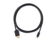 Micro HDMI Type D to HDMI Type A High Speed Cable with Ethernet Gold Plated Support 3D 4K Resolution and Audio Return for Smart Phones Tablets Cameras and M
