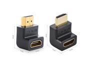 High Speed HDMI Port Saver Male to Female Adapter Right Angled 90 Degree 270 degree