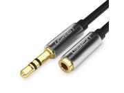 3.5mm audio Extension Cable Stereo jack Auxiliary Male to Female Extension Cable Gold Plated with Aluminum Case for Apple iPhone iPod iPad Samsung LG HTC