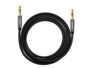 3.5mm Auxiliary Audio Stereo Jack to Jack Audio Cable for Apple iPhone iPod iPad Samsung Smartphones Tablets and Speakers 24K Gold Plated Male to Male Alumi