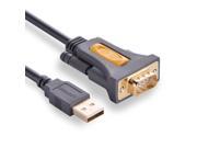 USB to DB9 USB 2.0 Male to RS232 DB9 Serial Cable Male A Converter Adapter with PL2303 Chipset for Win8.1 8 Compatible with 8 7 Vista XP 2000 and Mac OS X