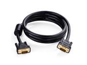 VGA to VGA Extension cable VGA SVGA HD15 Male to Male Video Coaxial Monitor Cable with Ferrite Cores Gold Plated Compatible for Projectors HDTVs Displays
