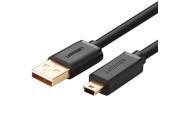 Gold Plated High Speed 480Mbps USB 2.0 A Male to 5 Pin Mini B Cable for cell phones MP3 players digital cameras and PDAs etc 3ft 1m 10355