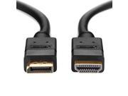 Displayport DP Male to HDMI Male Audio and Video Cable Support 1080P Gold Plated for Connecting Laptop to HDTVs Projectors Displays 1.5M 5ft 10239