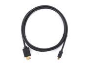 Micro HDMI Type D to HDMI Type A Male to Male High Speed Cable with Ethernet Gold Plated Support 3D 4K Resolution and Audio Return 3ft Black 30148